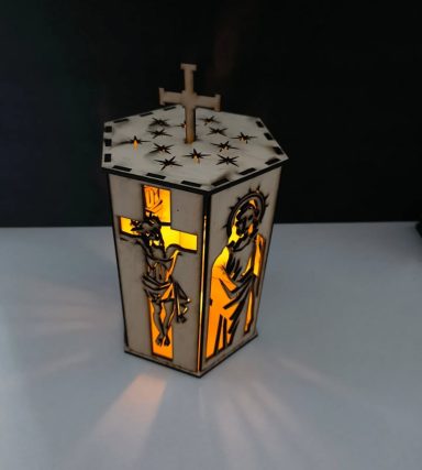 Jesus und Heilige Pilger Nachtlicht